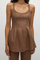 Syna Linen Top / Clay