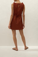 Flor Mini Dress / Terracotta