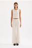 Cali Stretch Wide Leg Jeans / Dune