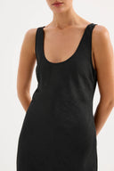 Pandora Midi Dress / Black