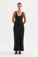 Pandora Midi Dress / Black