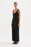Pandora Midi Dress / Black
