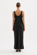 Pandora Midi Dress / Black