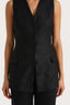 Eloise Linen Vest / Black