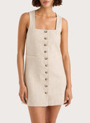 Jaques Mini Dress / Natural