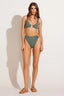 EcoRib Ring Swim Top / Sea Green