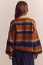 Alpaca Wool Blend Sweater / Stripe