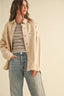 Washed Denim Jacket / Beige
