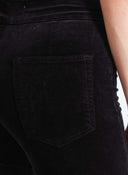 Brighton Wide Leg Velvet Pants / Black