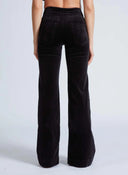 Brighton Wide Leg Velvet Pants / Black