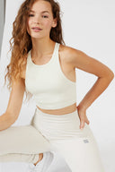 Ribbed Bra Top / Coconut