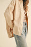 Washed Denim Jacket / Beige