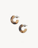 Muse Mini Hoops / Blonde Tortoise