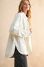 Washed Denim Jacket / White