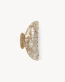 Midi Heirloom Claw Clip /Sand Shell
