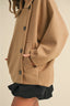 Cape Style Coat / Camel