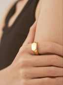 Hexagon Signet Ring