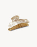 Midi Heirloom Claw Clip /Sand Shell